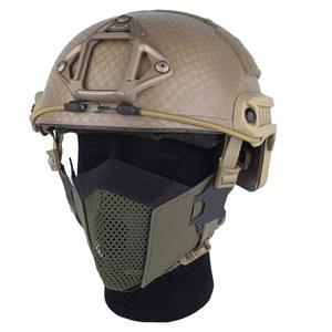 DMGEAR 에어소프트 메쉬 마스크, 하프 페이스 편안한 통기성, 전술적 하부 얼굴 보호 마스크 야외용