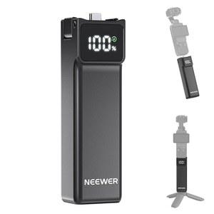 DJI 오스모 포켓 3 & 크리에이터 콤보 삼각대 액세서리와 호환되는 NEWER 배터리 핸들, 5000mAh 타입 C 22.5W 맥스 휴대용 충전 전원 팩, 셀카봉 비디오 녹화용 1/4인치 스레드, PH01
