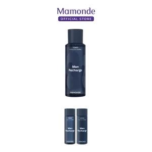 [본사직영] 마몽드 맨리차징 토너 180ML + 맨 토너 25ml + 맨 로션 25ml 