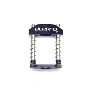 Brompton 힌지 레버 클램프 Litepro 자전거 악세사리 회전  버전을 방지하기 위해 자동 리바운드 장치