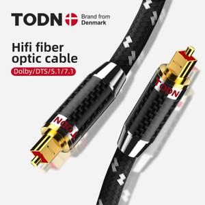 옵티컬케이블 광케이블 TODN 디지털 광 오디오 케이블 Toslink SPDIF HiFi51 71 앰프 용 광섬유 케이블 블