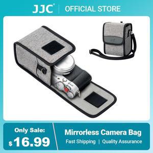 JJC 카메라 가방 파우치 케이스 (캐논 V1 M50 G1X 소니 A6600 니콘 Z30 후지필름 X100VI 용)