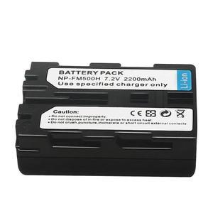 소니 A57 A99 A550 NPFM500H 리튬 배터리 L50 용 2200mAh 7.2V NP 카메라 1-3개