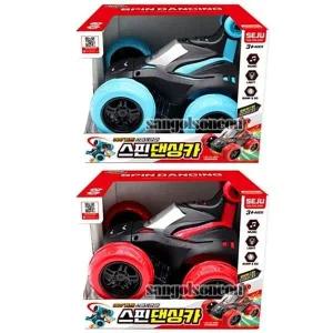 [셀러에이드]스핀댄싱카 불빛 작동 산골소년 자동차 회전 멜로디