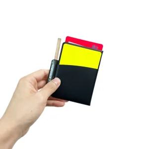 스포츠 심판 카드 세트 축구 축구경기 스포츠용 경기용 수첩 옐로우카드