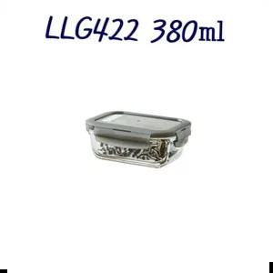 락앤락 내열 유리밀폐 오븐용기 직사각 380ml LLG422