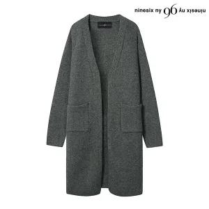투 포켓 루즈핏 오픈 울 니트 롱 가디건 (NO4CK010L0)