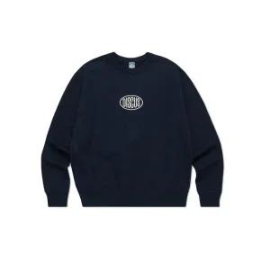 디스커스애슬레틱 DISCUS ATHLETIC 헤비웨이트 레귤러 핏 오발 로고 스웨트 셔츠 네이비 300044