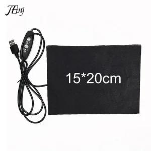 풋워머 발난로 온열기 탄소 섬유 USB 온도 제어 워머 가열 패드 열 3 기어 1PC