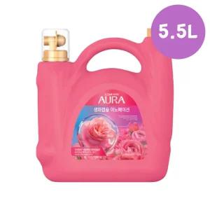 대용량섬유유연제 샤프란 5.5L 피오니로즈 향좋은 가정용