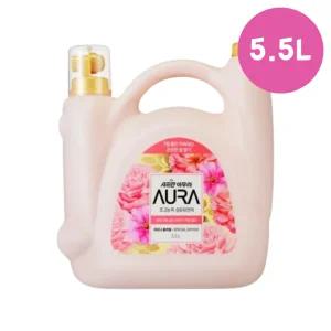 샤프란 아우라 대용량섬유유연제 피오니블러썸 5.5L 옷빨래
