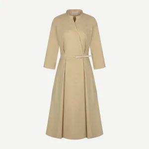 캐리스노트 차이나 카라 브이넥 원피스 CNEFOP802BE 419448