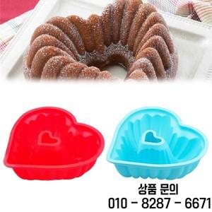 1Pc/2Pcs 하트 케이크 팬 웨딩 발렌타인 데이 만들기위한 8 인치 실리콘 Nonstick 금형