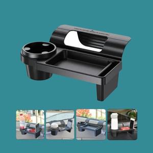다기능 차량 정리함 사이드 도어 창문 수납 포켓 걸이형 랙 컵 홀더 포함 내부 액세서리