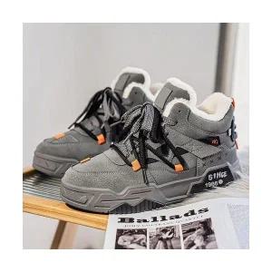남성용 워킹화 면화 가을 겨울 기모 트렌드 보드화 CH4
