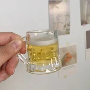 미니 맥주 손잡이 소주잔 50ml 캠핑 소주잔