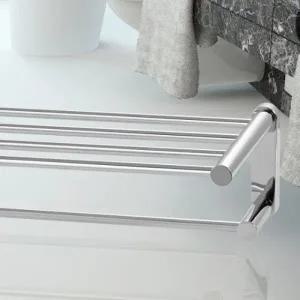 HLBATH 스텐레스 수건걸이 2단 욕실수건 선반 IBA3030_23373418