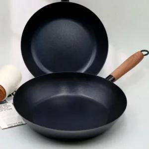 무쇠 팬 원형 프라이팬 가스레인지 사용 냄비 30cm 조리 도구 (WFK8N9O)