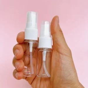 스프레이 공병 용량 10ml 20ml 샘플 향수 휴대용 플라스틱 빈통 미스트 분무