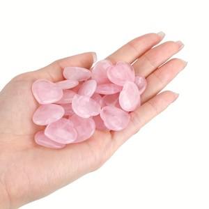 힐링소품,천연 원석5102030pcs 20mm 미니 스톤 하트 모양 크리스탈 홈 Decoracion 동상천연 로즈 쿼츠 Reik