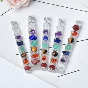 힐링소품,천연 원석1PC 7 차크라 치유 크리스탈 스톤 셀레  스틱 지팡이 요가 명상 영적 Reiki 돌 표본