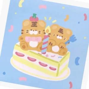 생일축하 메시지 팝업카드 호랑이 카드세트 편지 작성 감정카드 축하문구 감정전달