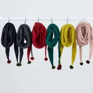 [애슬릿] 쁘띠 머플러 여성 가을 겨울 무지 미니 짧은 밍크 중년 숏 목