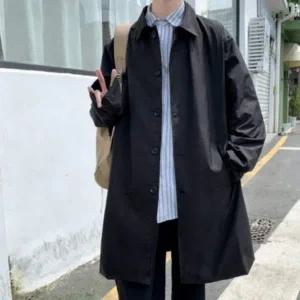 롱자켓 트렌치 코트 남성 봄 간절기 가을