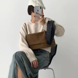 [다잇템] 여자 FW 캐미 리버서블 단추 코디 2WAY 뷔스티에