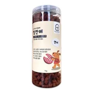 칭찬해 노즈워크 미니바이트 연어 1Kg간식 애견 강아지 영양 반려동물 훈련