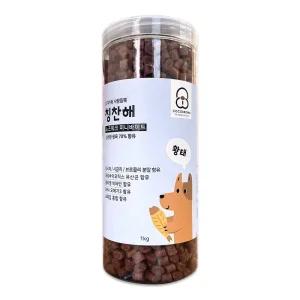 칭찬해 노즈워크 미니바이트 황태 1Kg간식 애견 강아지 영양 반려동물 훈련