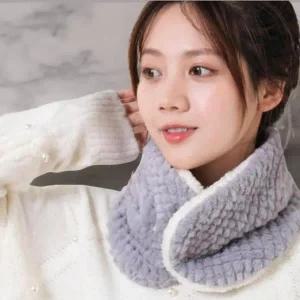 [다잇템] 여성 폼폼 포근한 퍼 보온 넥워머 미니 FW 머플러