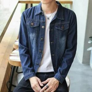 [라일리] Rly 가슴 포켓 디자인 가을 아우터 데님자켓 INSU