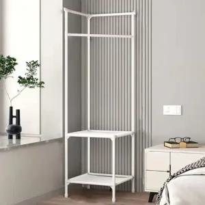 틈새 미니 디자인 옷걸이 옷방행거 원룸행거 스탠드 조립식 선반 코너