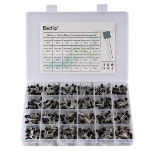 200-900PCS TO-92 트랜지스터 키트 분류 상자 BC547 BC327 2N2222 3904 C945 PNP/NPN 세트 전자