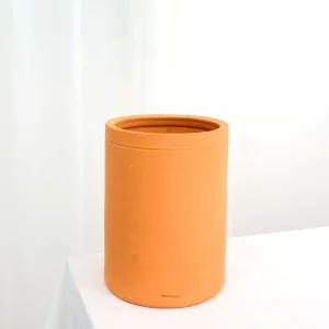 국산 수제 원통형 20x26cm 황토 토분화분선물 빈티지 식물 꽃화분 정원 깔끔한 심플 인테리어