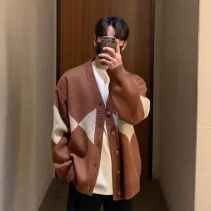 자켓 초겨울 남성 남자 오버핏 아우터 가을 가디건 남성가디건 자켓 아우터 캐주얼가