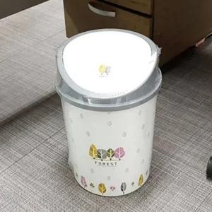 원형 푸쉬휴지통 4호 10L 이사선물 가정용쓰레기통통 다용도통 용통 플라스틱 욕실 욕실통 화장실 사무실통