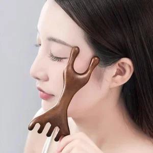빗 얼굴 괄사빗 마사지 듀얼 두피 괄사