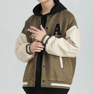 [라일리] Rly 남성 오버핏 스타디움 점퍼 캐주얼 야구 자켓 아