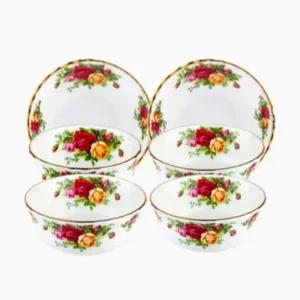 알버트 반상기 공기 대접 한식기 황실장미 6P SET