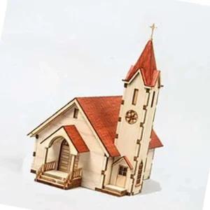 웨스턴모형 교회 조립 두뇌발달 수공예 취미 만들기 모형