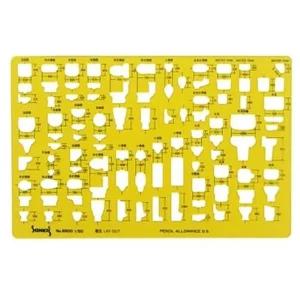 산키스 템플레이트 가구 설비 NO.8901 위생제도자 플릿 코링플릿 미술입시 각도자 용자 화방용품 사무 보조