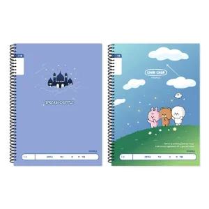 무제 남 디자인랜덤 10p 넓은칸 초등슬림 1200무지노트 넓은 넓은공책 저학년