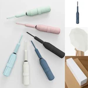 UV차단 파스텔리프 3단자동우산