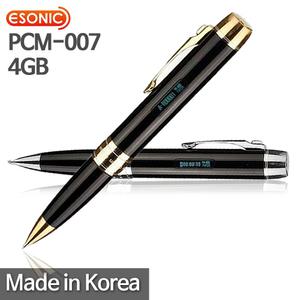 HJ 이소닉 PCM-007 4G 볼펜녹음기 고음질보이스레코더