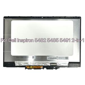 FHD LCD 터치 디지타이저 스크린 어셈블리 델 piron 14 5482 5485 5491패널 프레임 30 핀 투인원 P93G P93G