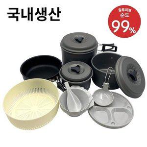[JHQRDW38_53D4]등산 경질 캠핑 코펠 아웃도어 5-6인용