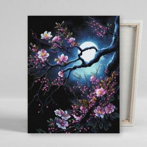 달밤의 취미 보석십자수 벚꽃가지 DIY 40x50 (3vpWY)