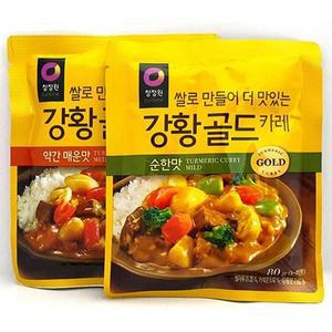 쿨샵 청정원유행 강황골드 홈 카레 분말 순한맛 매운맛